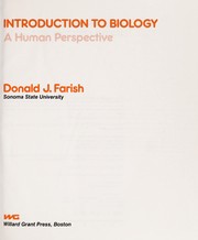 Cover of: Introduction to biology: a human perspective