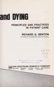 Death and dying by Richard G. Benton