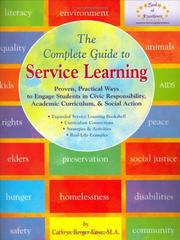 Cover of: The Complete Guide to Service Learning by Cathryn Berger Kaye
