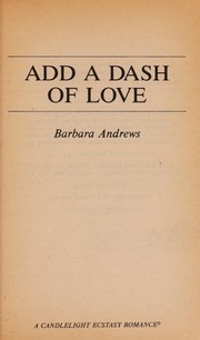Cover of: Add a Dash of Love