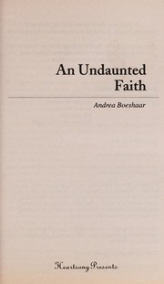 Cover of: An undaunted faith