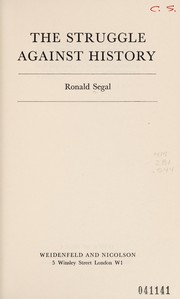 Cover of: The struggle against history.