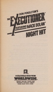 Cover of: Night Hit (Mack Bolan : the Executioner #154)