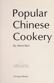 Cover of: Popular Chinese cookery.