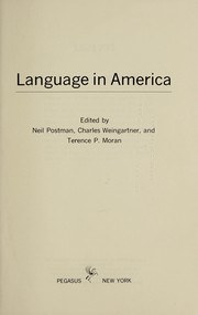 Cover of: Language in America