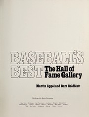 Cover of: Baseball's best: the Hall of Fame Gallery