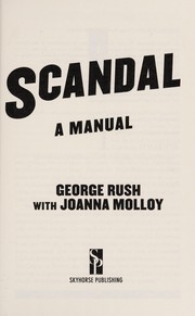 Cover of: Scandal: a manual