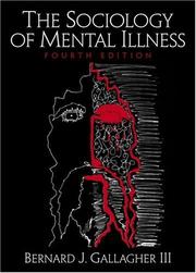 The sociology of mental illness