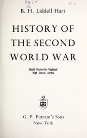 Cover of: History of the Second World War