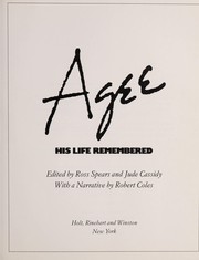 Agee by Ross Spears, Robert Coles