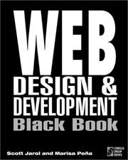 Cover of: Web Design & Development Black Book by Scott Jarol, Marisa Pena