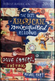 Cover of: The Best American Nonrequired Reading 2002 by 