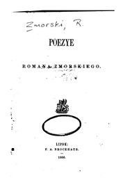 Cover of: Poezye