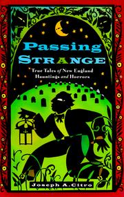 Passing strange by Joseph A. Citro