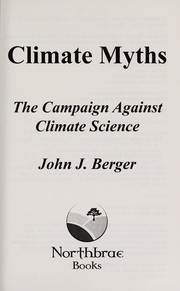 Cover of: Climate myths