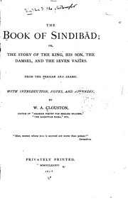 Cover of: The Book of Sindibād: Or, The Story of the King, His Son, the Damsel, and Seven Vazi?rs