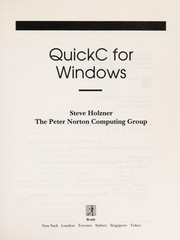Cover of: QuickC for Windows