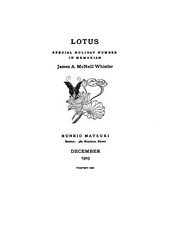 Lotus by Bunkio Matsuki