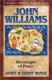Cover of: John Williams: Messenger of Peace