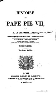 Cover of: Histoire du Pape Pie vii