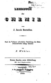 Cover of: Lehrbuch der Chemie.