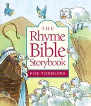 Cover of: Toddler Rhyme Bible
