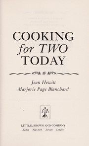 Cover of: Cooking for Two Today