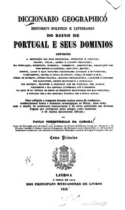 Diccionario geographico, historico by Paulo Perestrello da Camara