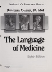 Cover of: Instructor's resource manual [to accompany] The language of medicine: eighth edition