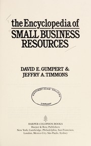 Cover of: The encyclopedia of small business resources