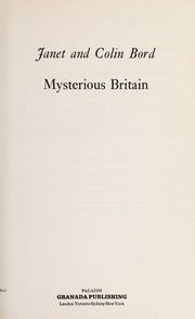 Cover of: Mysterious Britain