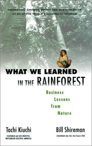 Cover of: What we learned in the rainforest