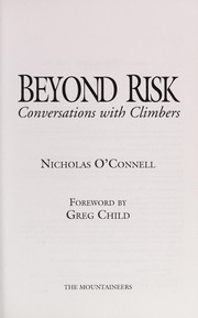 Cover of: Beyond risk by Nicholas O'Connell