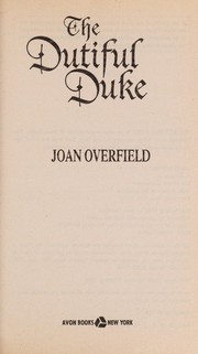 Cover of: The Dutiful Duke