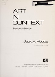 Cover of: Art in context by Jack A. Hobbs
