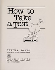 Cover of: How to take a test