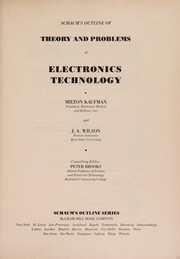 Cover of: Schaum'soutline of theory and problems of electronics technology