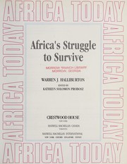 Cover of: Africa's struggle to survive