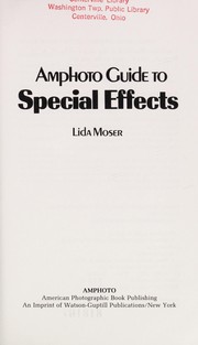 Cover of: Amphoto guide to special effects