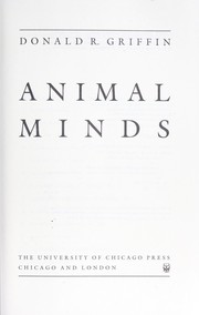 Cover of: Animal minds