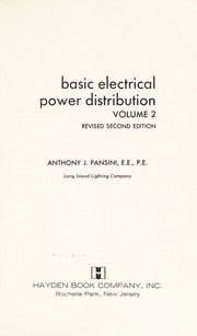 Basic electrical power distribution by Anthony J. Pansini