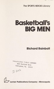 Cover of: Basketball's big men