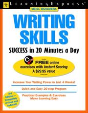 Cover of: Writing skills success in 20 minutes a day