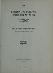 Cover of: Beginning science with Mr. Wizard