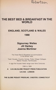 Cover of: The Best Bed & Breakfast in the World: England, Scotland & Wales