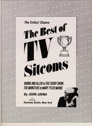 Cover of: The best of TV sitcoms: Burns and Allen to the Cosby show, the Munsters to Mary Tyler Moore