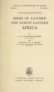 Cover of: Birds of eastern and north eastern Africa
