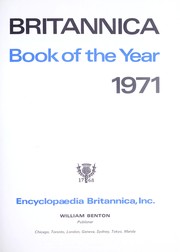 Cover of: Britannica Book of the Year 1971