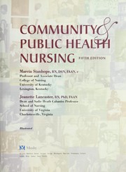 Cover of: Community & public health nursing by [edited by] Marcia Stanhope, Jeanette Lancaster.