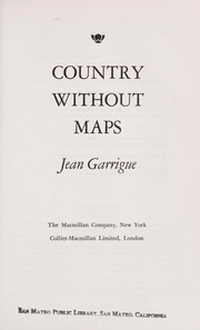 Cover of: Country without maps: [poems]